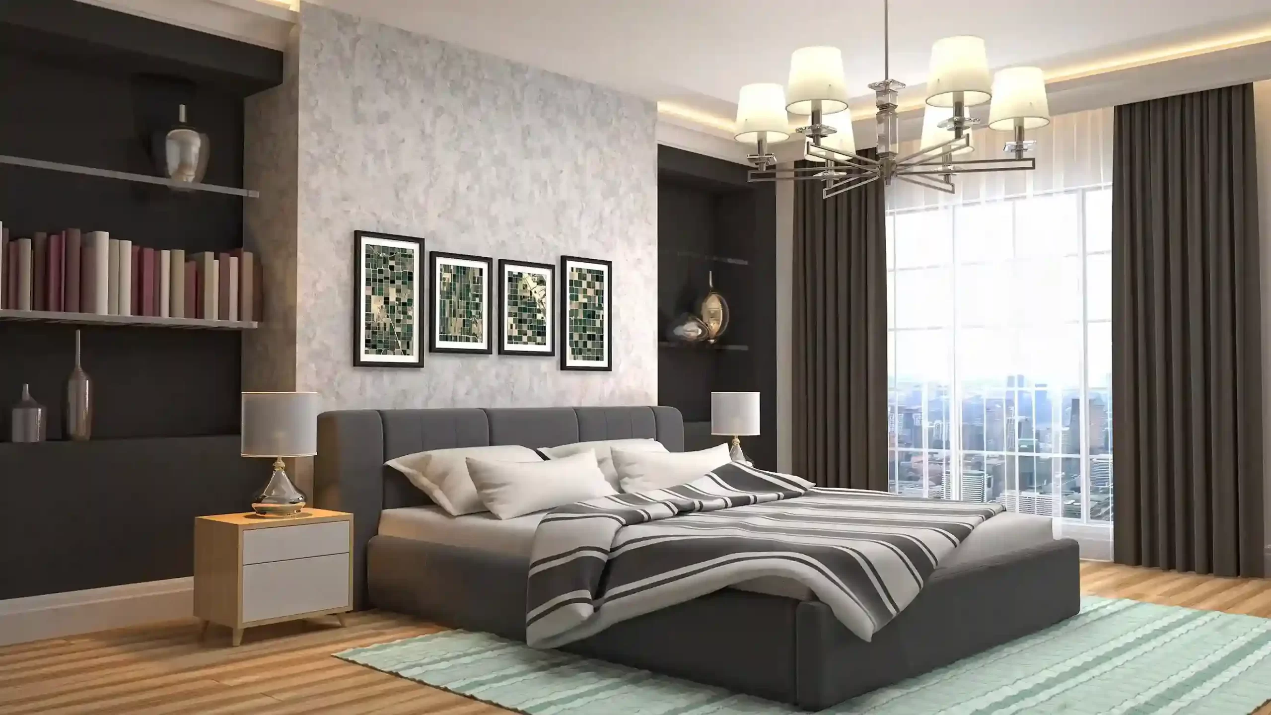 Bedroom interior design in Trivandrum