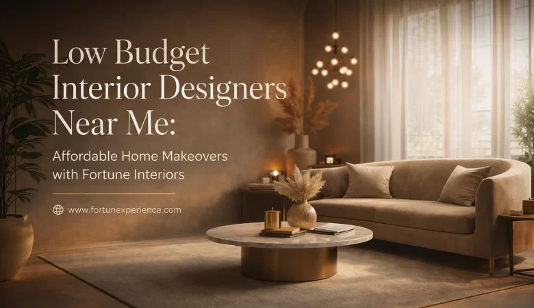 Low Budget Interior Designers Near Me: Affordable Home Makeovers with Fortune Interiors